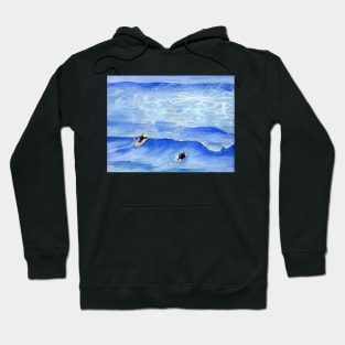 Taking the next wave Surf Art Painting Hoodie